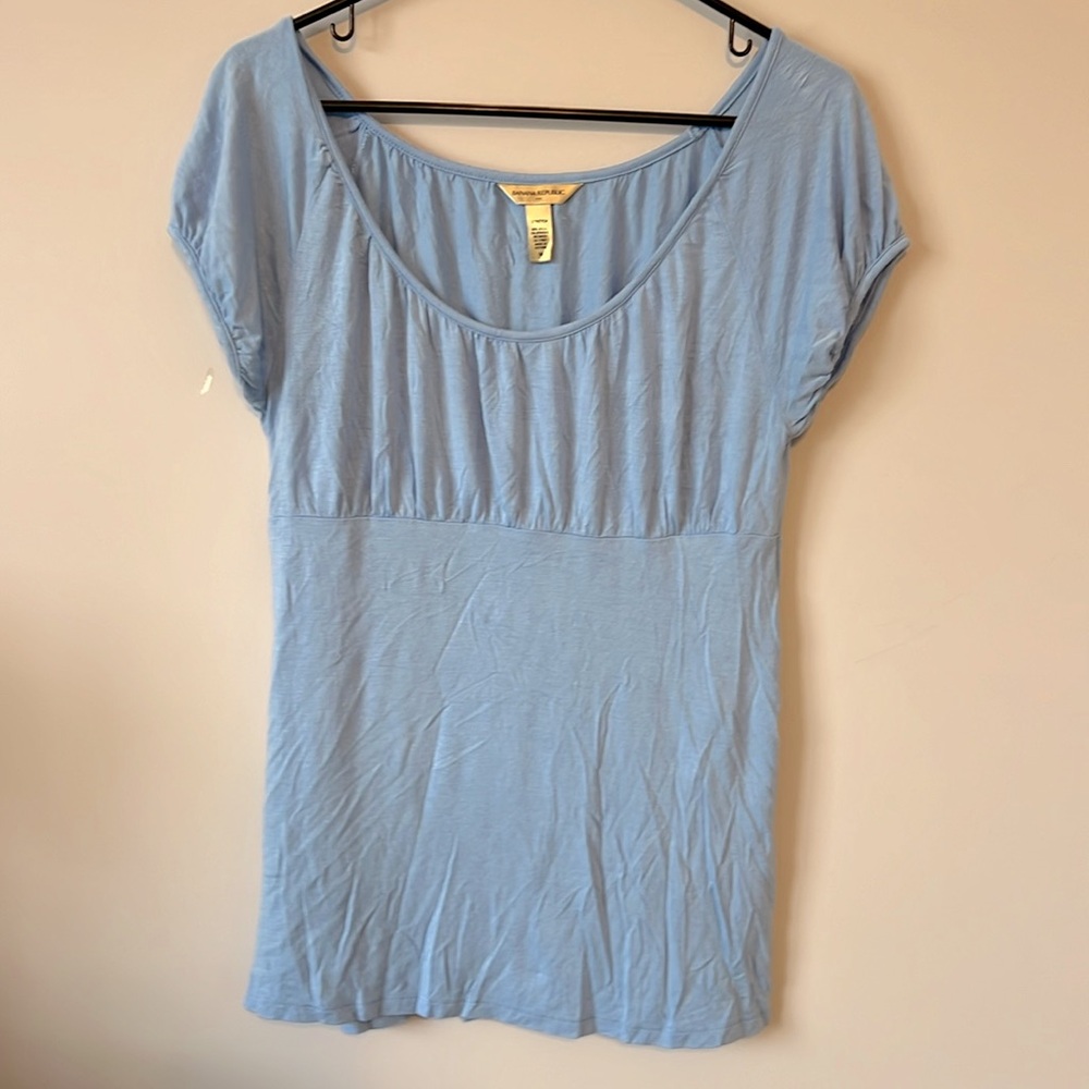 Banana Republic Soft Blue Blouse